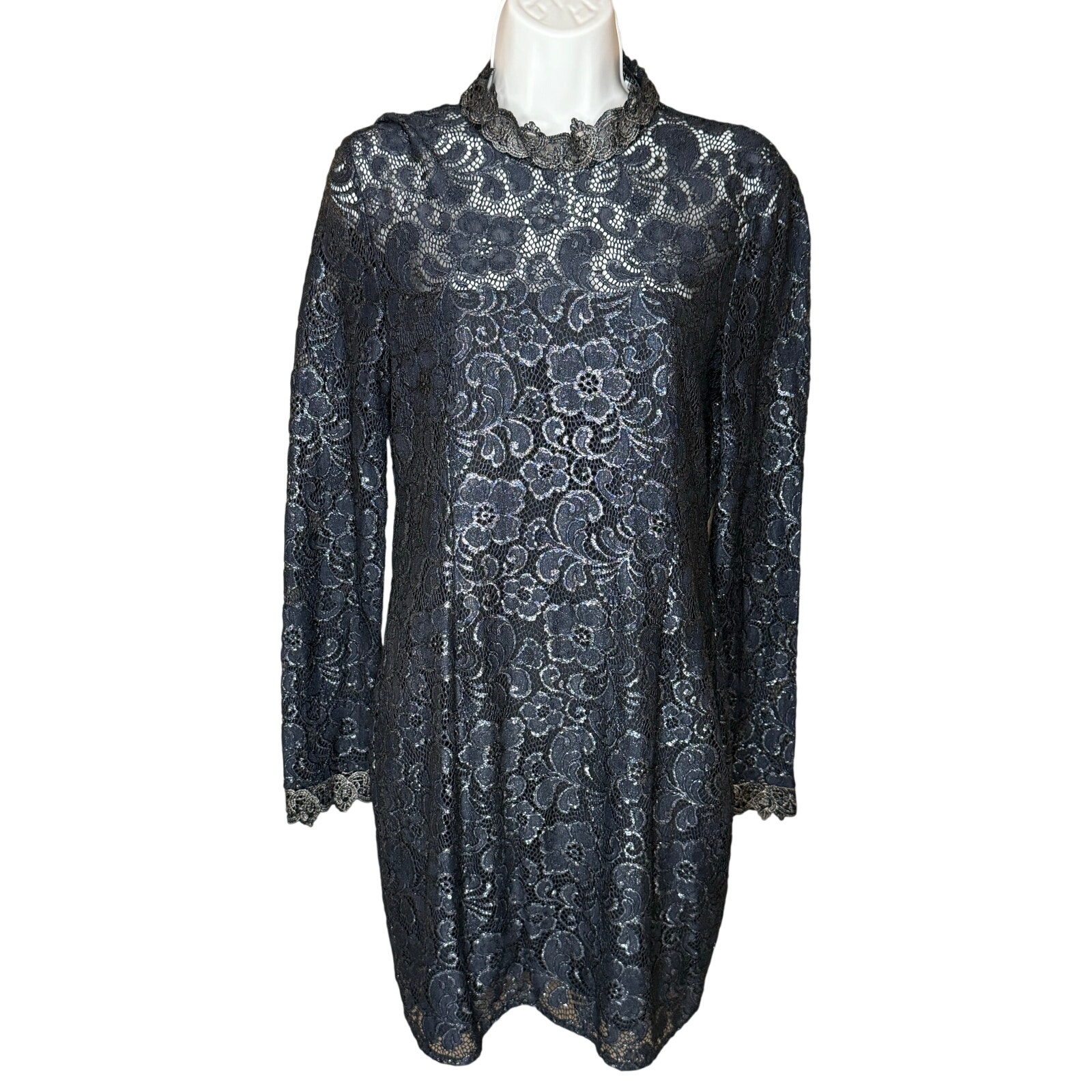 Rachel Zoe Black Gold Hunter Dress 6